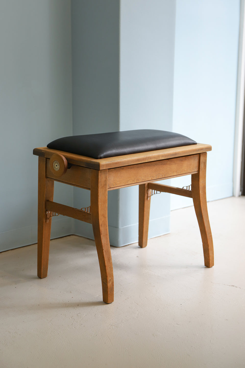 Euro Antique “Beethoven” Adjustable Piano Bench/アンティーク ベートーベン ピアノベンチ スツール チェア シャビーシック