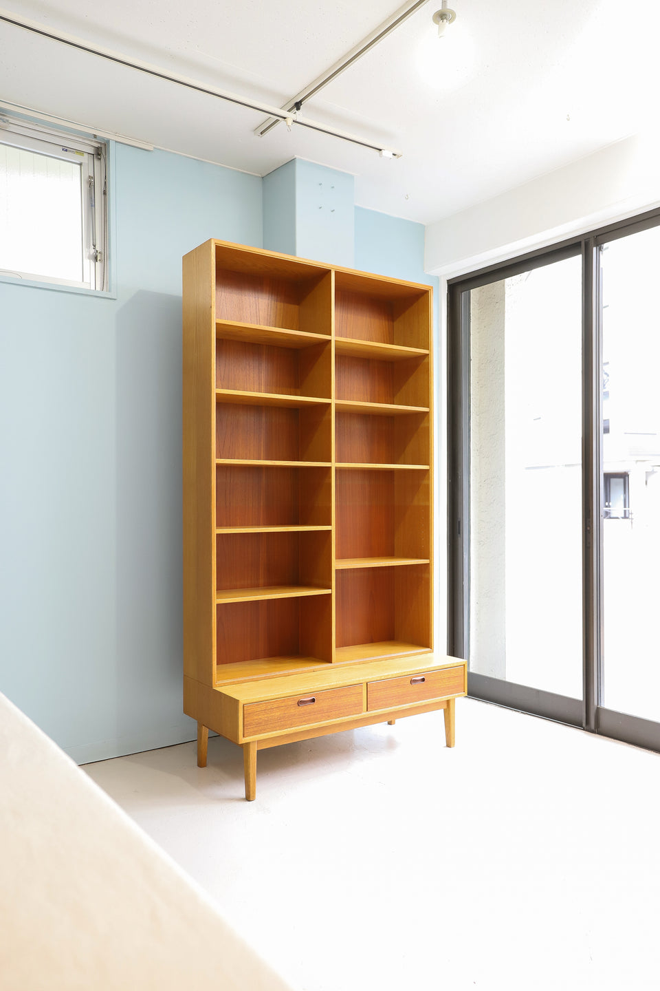 Scandinavian Vintage Oakwood Bookcase/北欧ヴィンテージ ブックケース シェルフ オーク材 本棚 収納家具