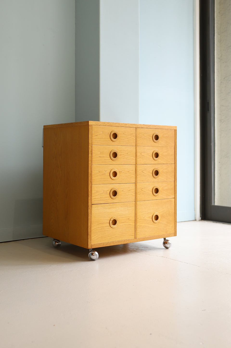 Japanese Vintage Oakwood Drawer Cabinet/ジャパンヴィンテージ キャビネット 引き出し オーク材 収納