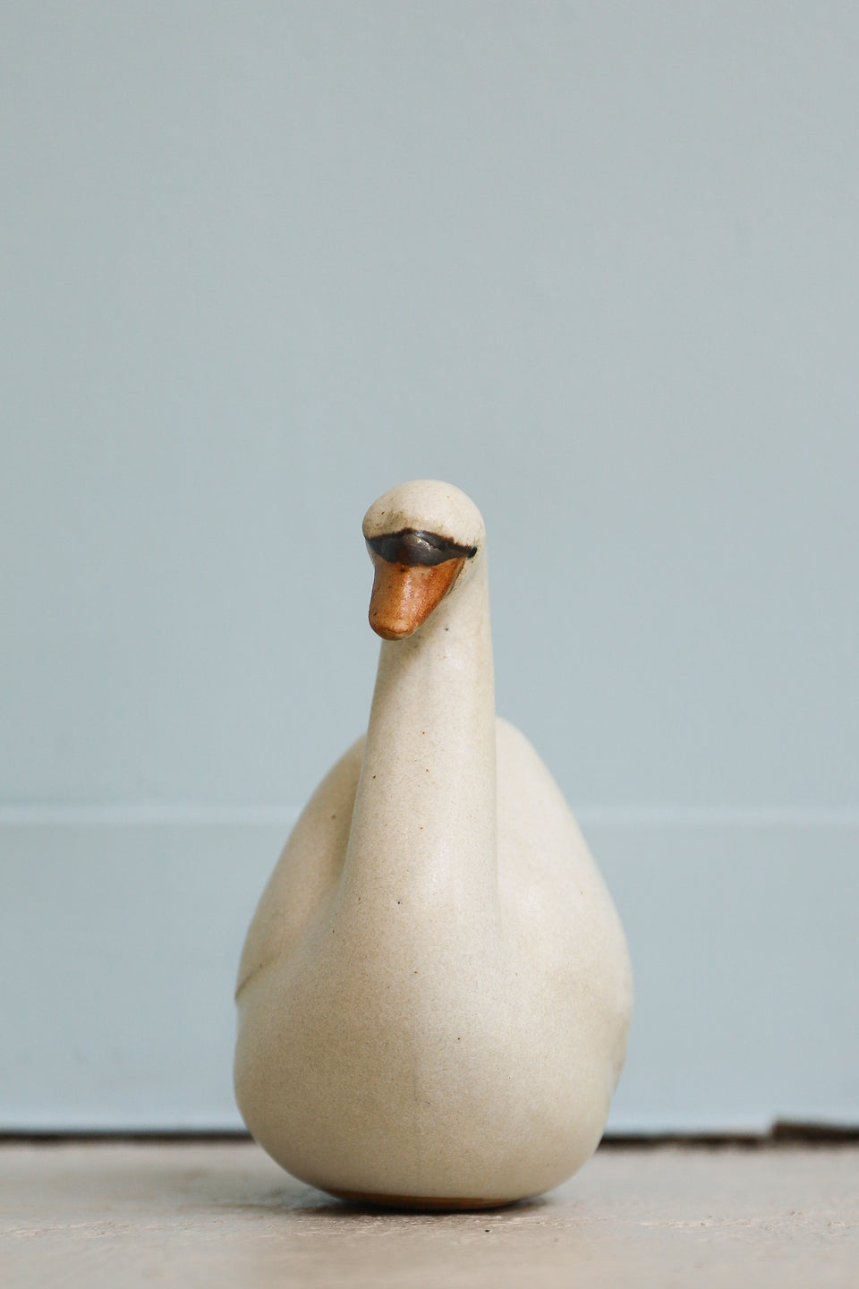 Jie Keramik Lisa Larson Swan “Landskapsdjur”/ジイ・ケラミック リサ・ラーソン コブハクチョウ 北欧ヴィンテージ オブジェ 置物