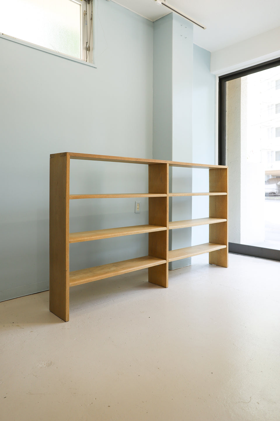 Japanese Vintage Wooden Open Shelf/ジャパンヴィンテージ オープンシェルフ 木製 本棚 レトロモダン