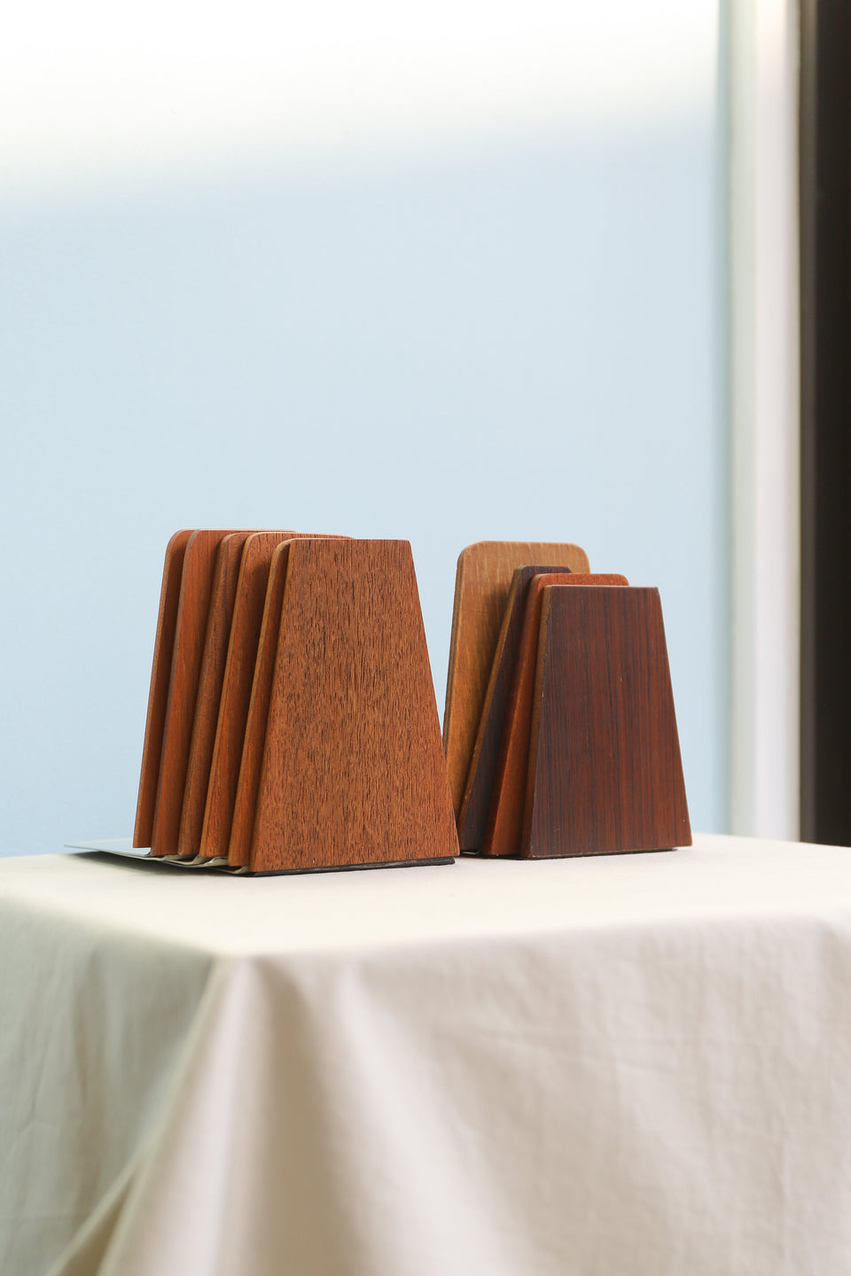 Wooden Bookend Danish Vintage/デンマークヴィンテージ ブックエンド 本立て チーク材 ローズウッド材 オーク材 北欧インテリア