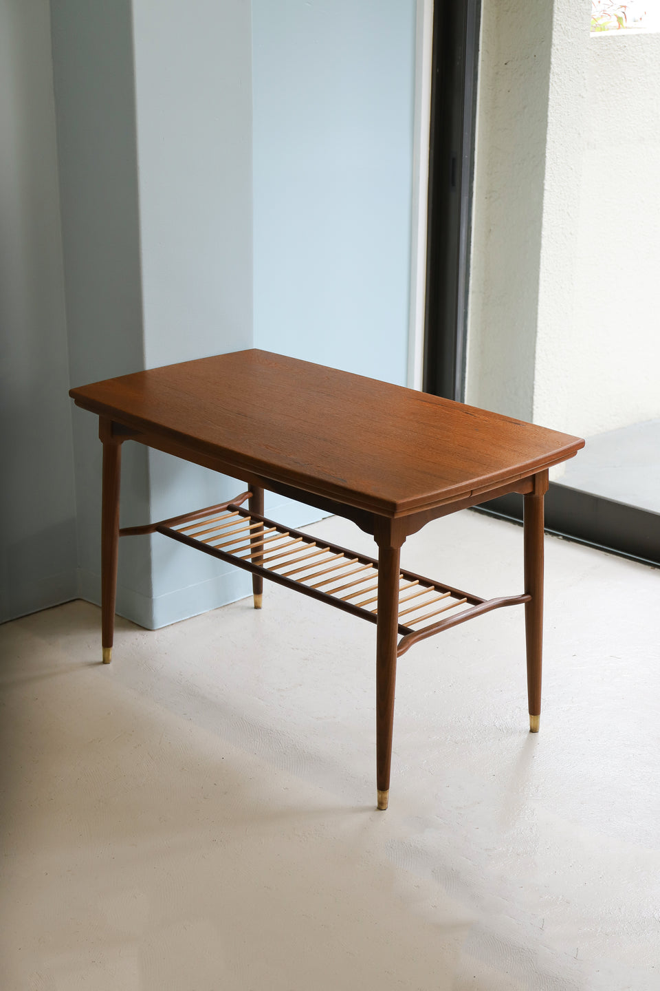 Danish Vintage Extension Coffee Table/デンマークヴィンテージ エクステンション コーヒーテーブル チーク材 北欧家具
