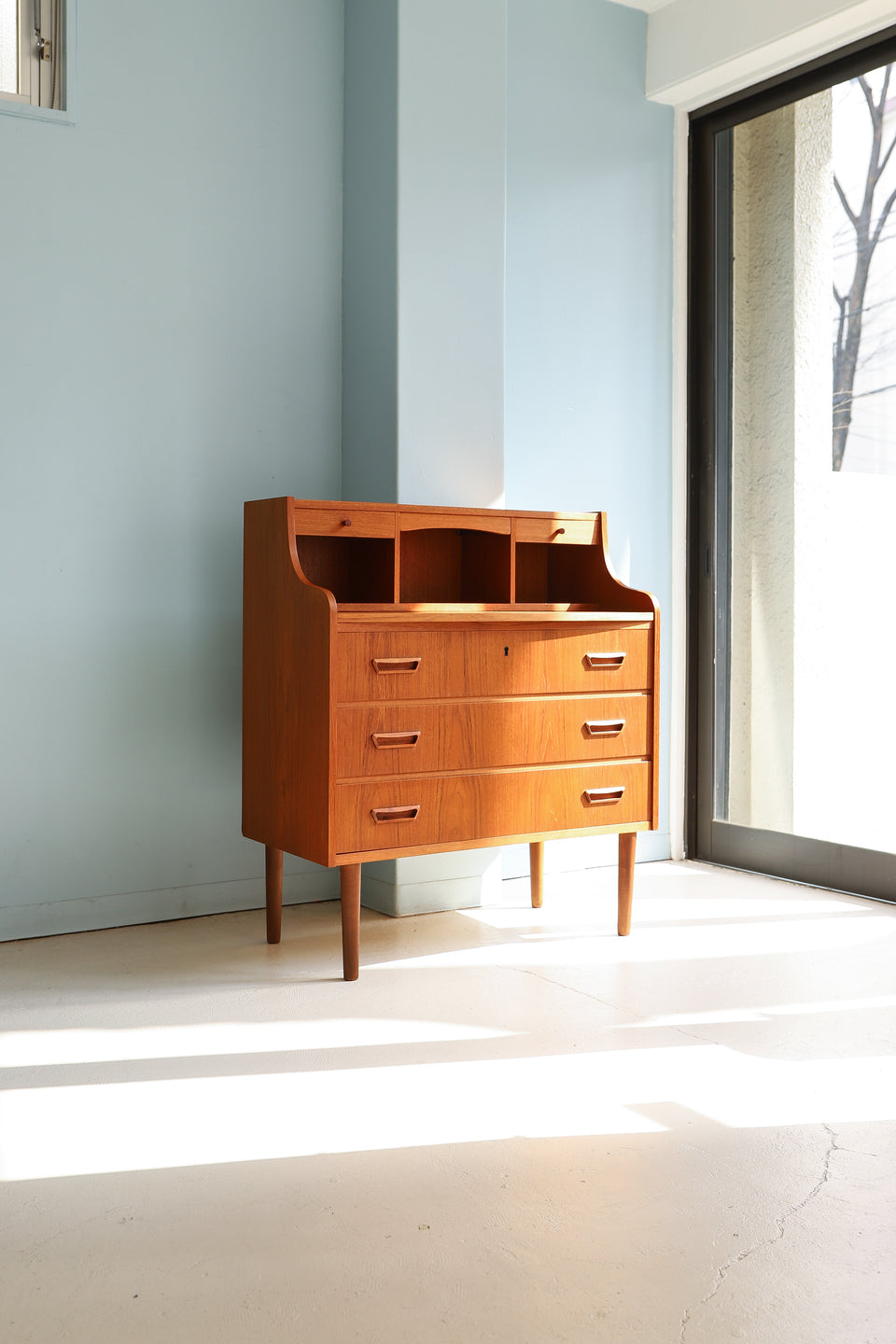 Danish Vintage Writing Bureau Dresser/デンマークヴィンテージ ライティングビューロー ドレッサー 北欧家具