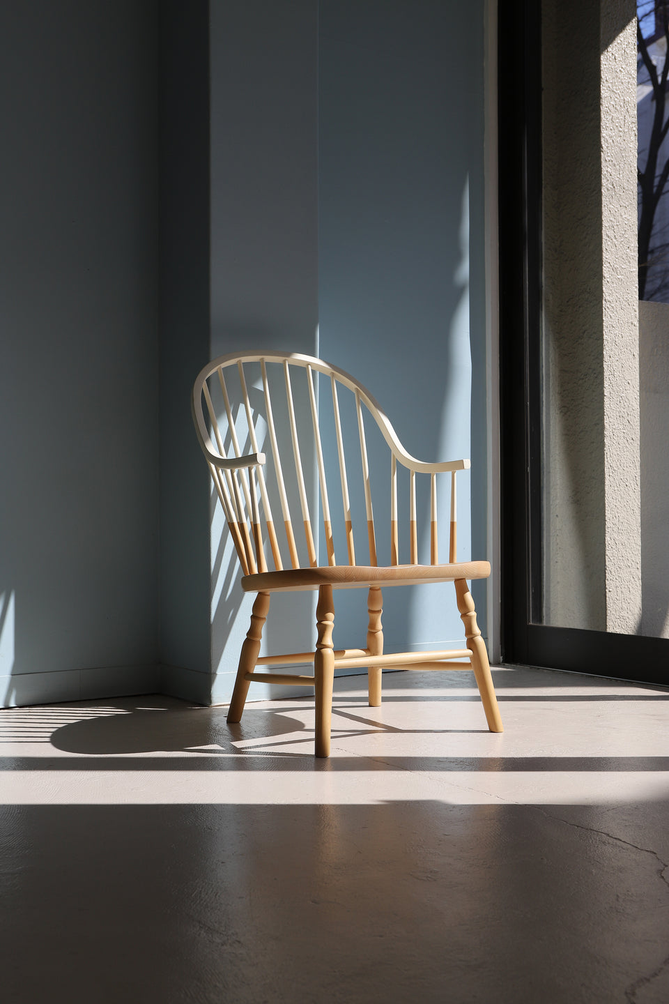 Akita Mokko Lounge Chair No.500EB/秋田木工 ラウンジチェア ウィンザーチェア 椅子 エディションブルー