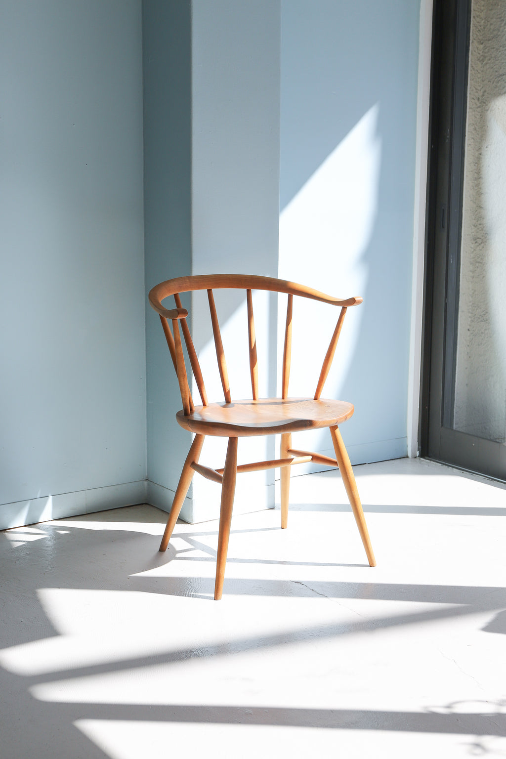 イギリスヴィンテージ アーコール ウィンザーチェア カウホーン スモーカーズ 椅子/1950's UK Vintage Ercol Windsor  Chair Model 449A Cowhorn Smoker's – FURUICHI/古一