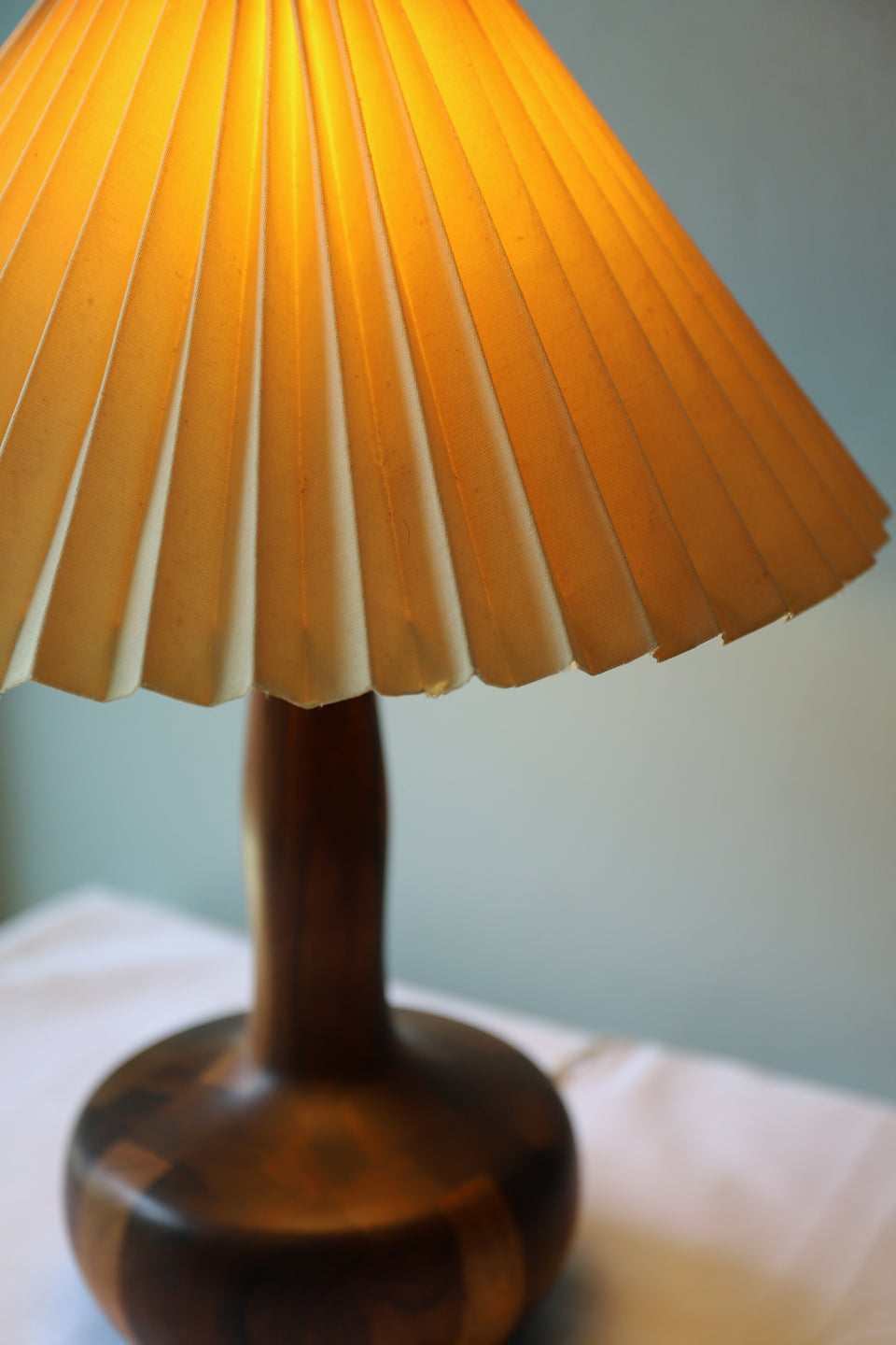 Danish Vintage Parquet Wood Table Lamp/デンマークヴィンテージ テーブルランプ 寄木細工