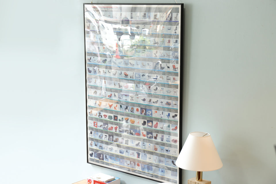 Vitra Design Museum The Chair Collection Poster/ヴィトラ デザイン ミュージアム チェア コレクション ポスター 額 インテリア