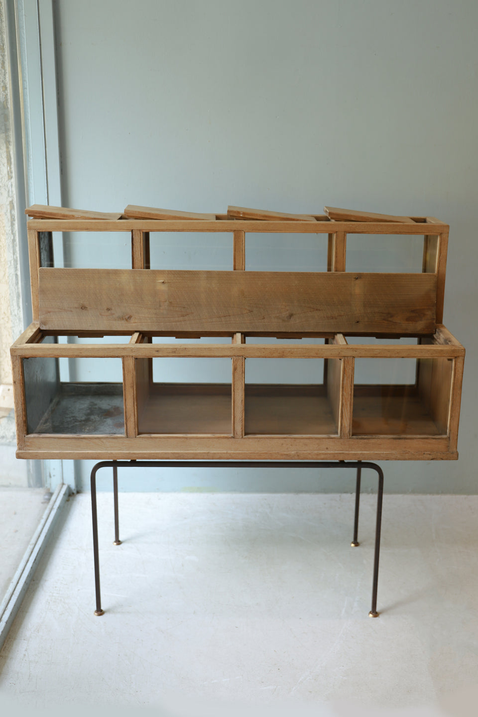 Japanese Vintage Glass Display Case/ジャパンヴィンテージ ガラスショーケース レトロ 古道具