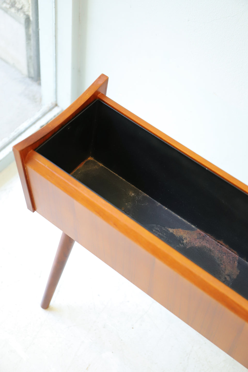 Scandinavian Design Teakwood Planter/北欧デザイン プランター チーク材