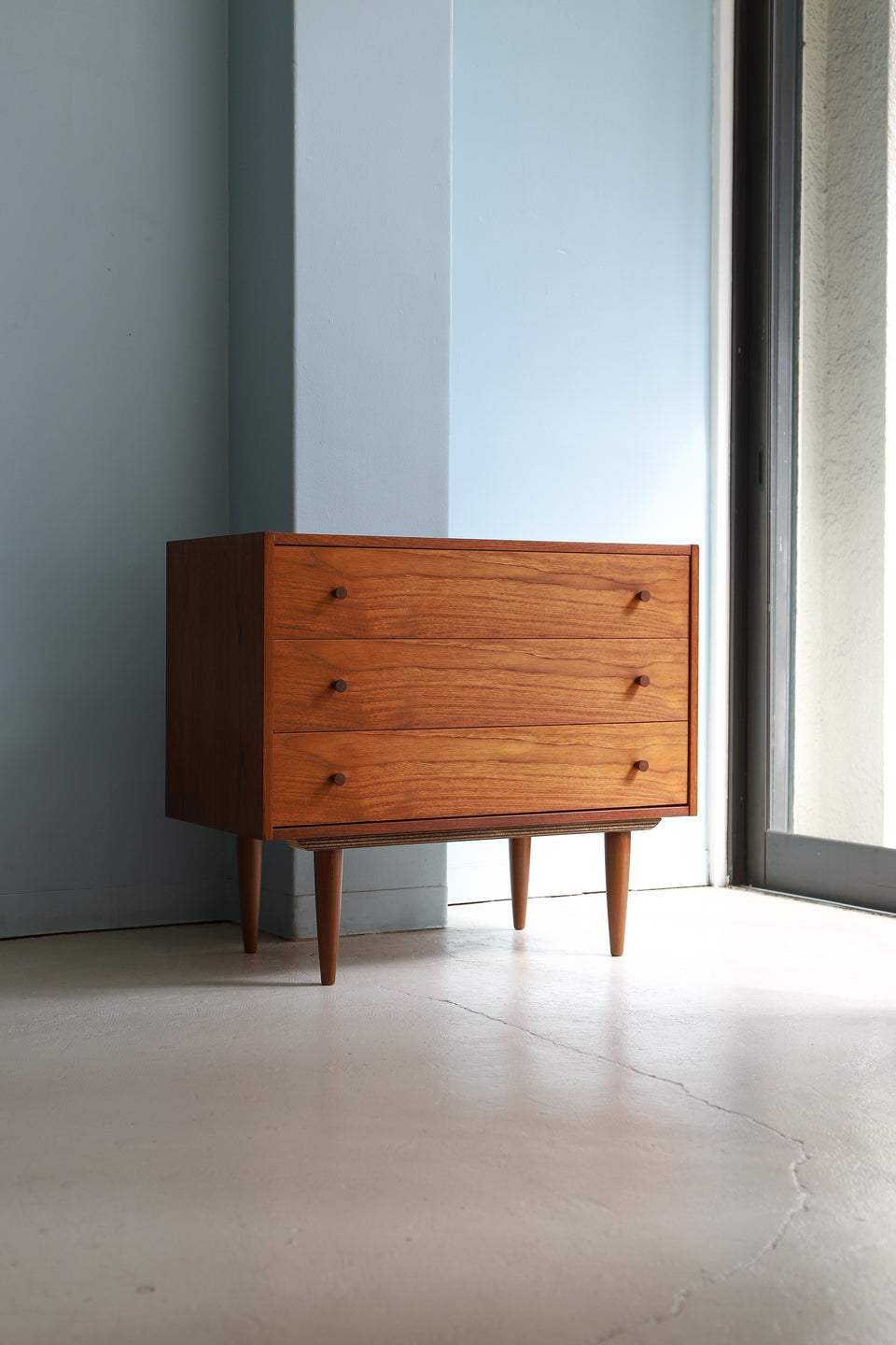 Teakwood Chest 3Drawers Danish Vintage/デンマークヴィンテージ 3段 チェスト チーク材 北欧家具
