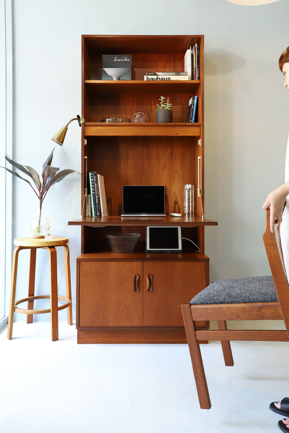 UK Vintage G-PLAN Fresco Writing Cabinet/イギリスヴィンテージ ジープラン フレスコ ライティングキャビネット ミッドセンチュリー モダン