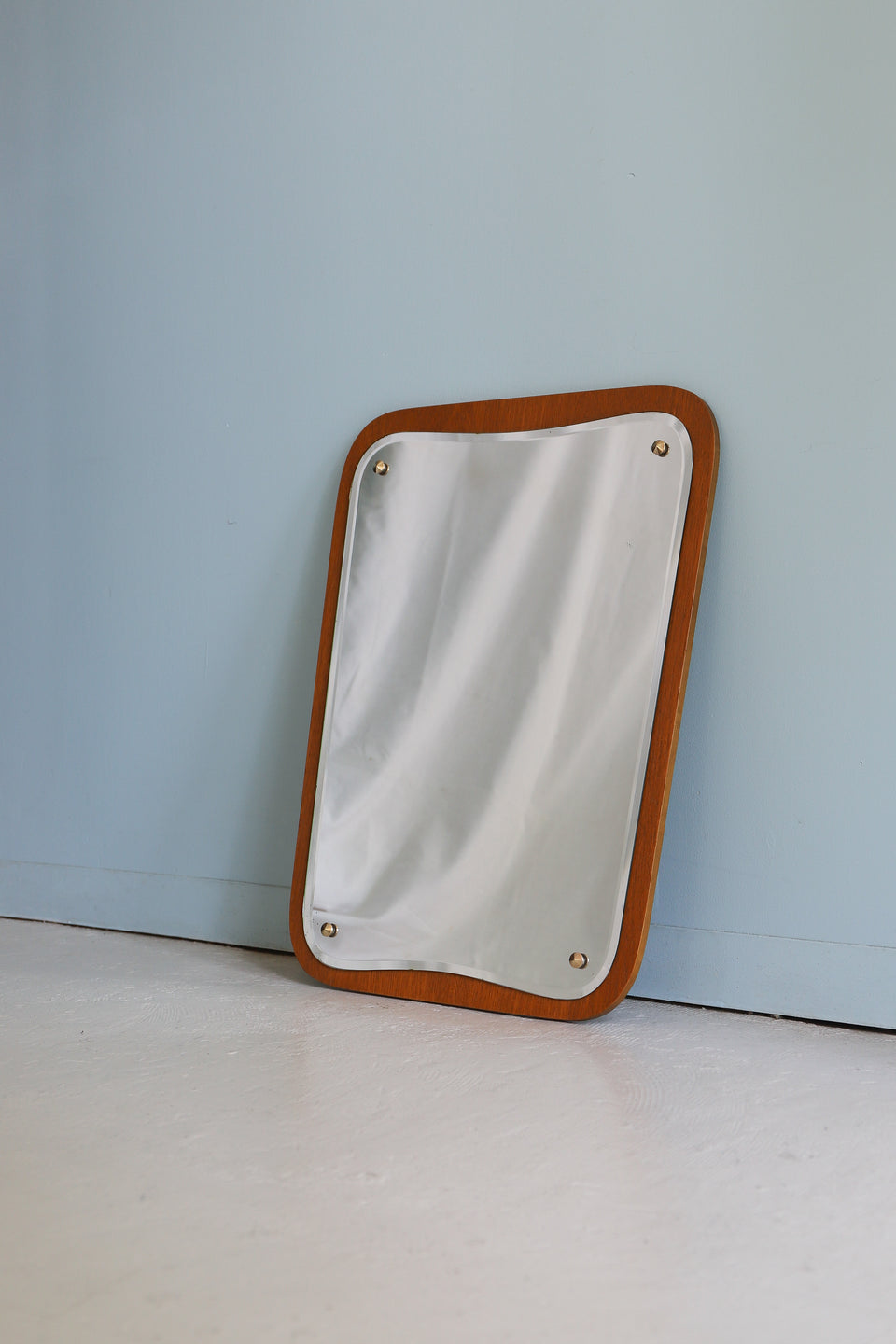 Froseke AB Nybrofabriken Wall Mirror Swedish Vintage/スウェーデンヴィンテージ ウォールミラー チーク材 鏡 北欧インテリア