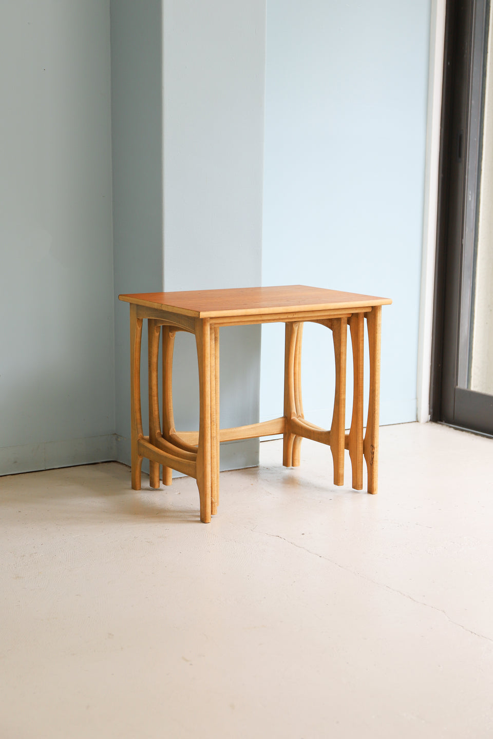 UK Vintage Nesting Table/イギリスヴィンテージ ネストテーブル サイドテーブル チーク材