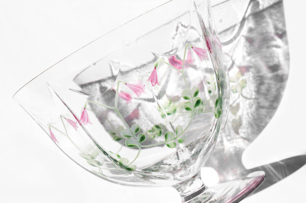 オレフォス グラス コンポート リネア エヴァ・イングランド スウェーデン ガラス 北欧食器/Orrefors Glass Compote  Linnea Eva Englund – FURUICHI/古一