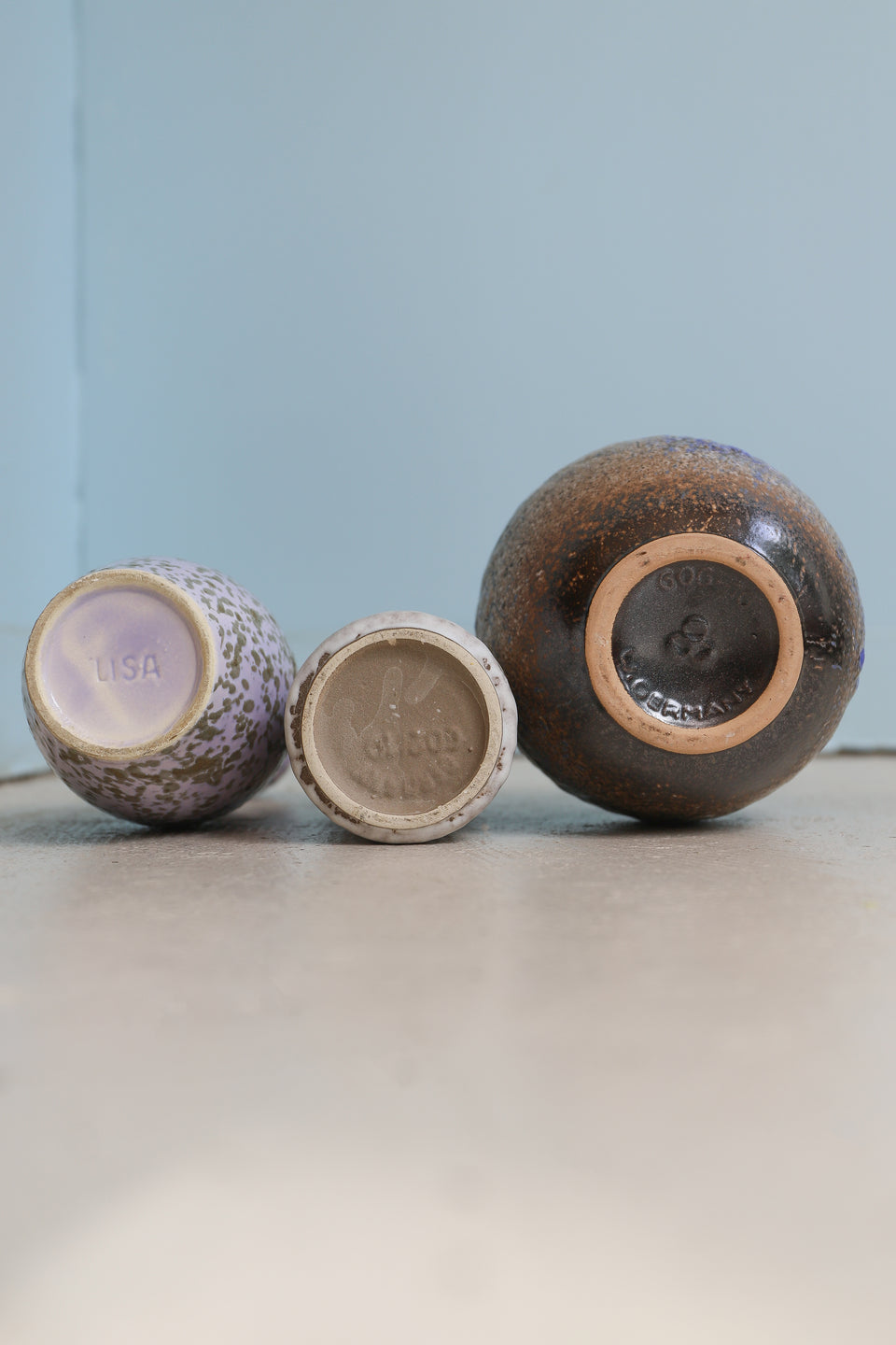 Germany Vintage Flower Vase Fat Lava/ドイツヴィンテージ フラワーベース ファットラヴァ 花器 ミッドセンチュリー