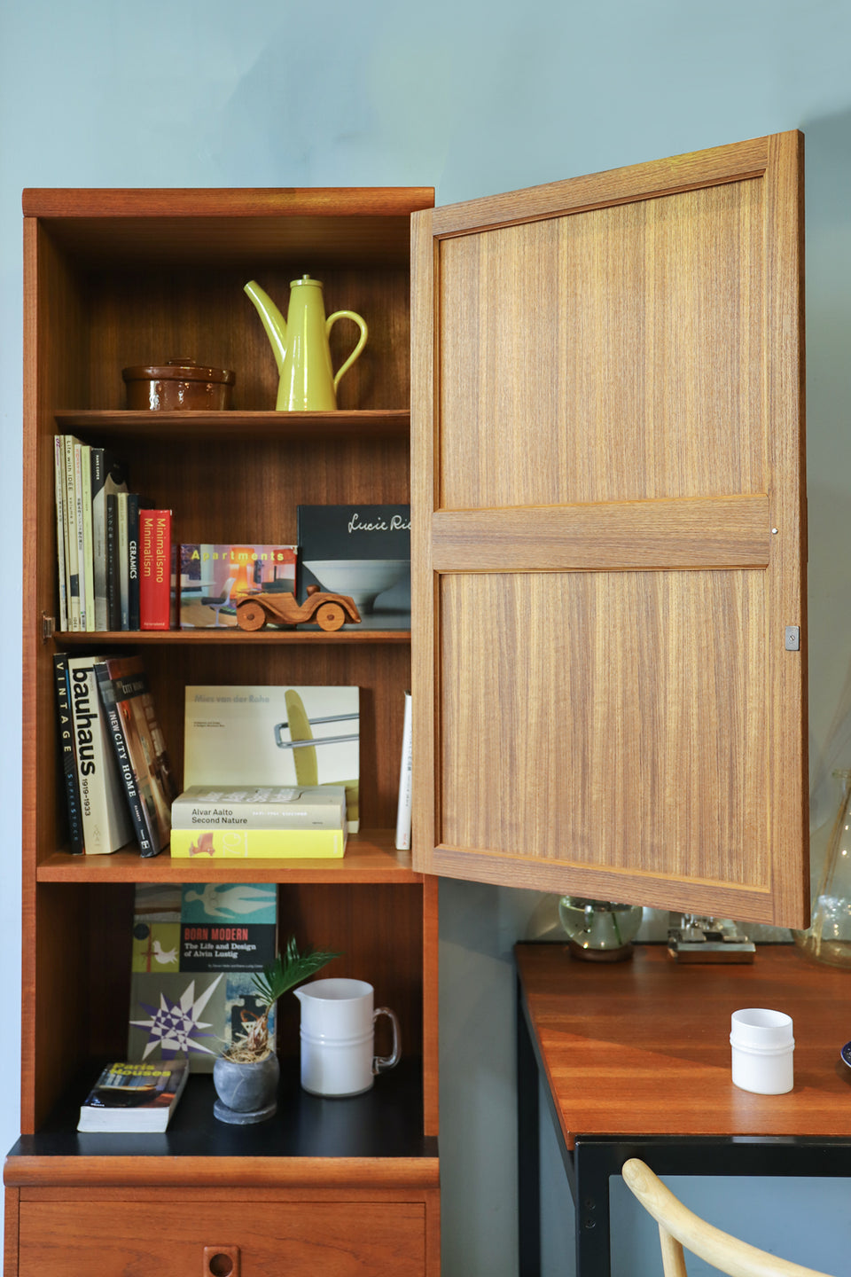 Japanese Vintage Teakwood Cabinet Chest/ジャパンヴィンテージ キャビネット チェスト 本棚 チーク材 レトロモダン