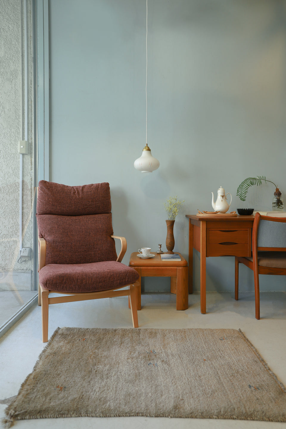 Glass Shade Pendant Light Danish Vintage/デンマークヴィンテージ ペンダントライト ガラスシェード 北欧インテリア
