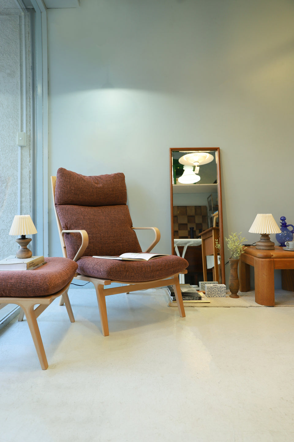 Shabby Chic Style Wooden Table Lamp/木製テーブルランプ シャビーシック ナチュラル 照明