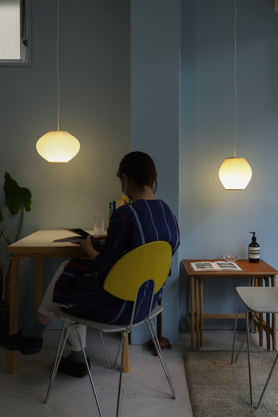 Danish Vintage Hoyrup Pendant Light Pearl Shade/デンマークヴィンテージ ハイラップ ペンダントライト パールシェード プラスチック 北欧インテリア
