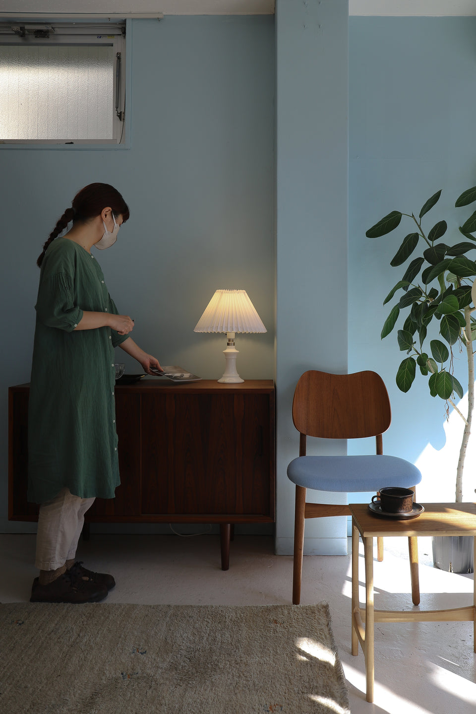Danish Vintage Holmegaard Table Lamp Michelle/ホルムガード テーブルランプ ミシェル 間接照明 デンマークヴィンテージ 北欧インテリア