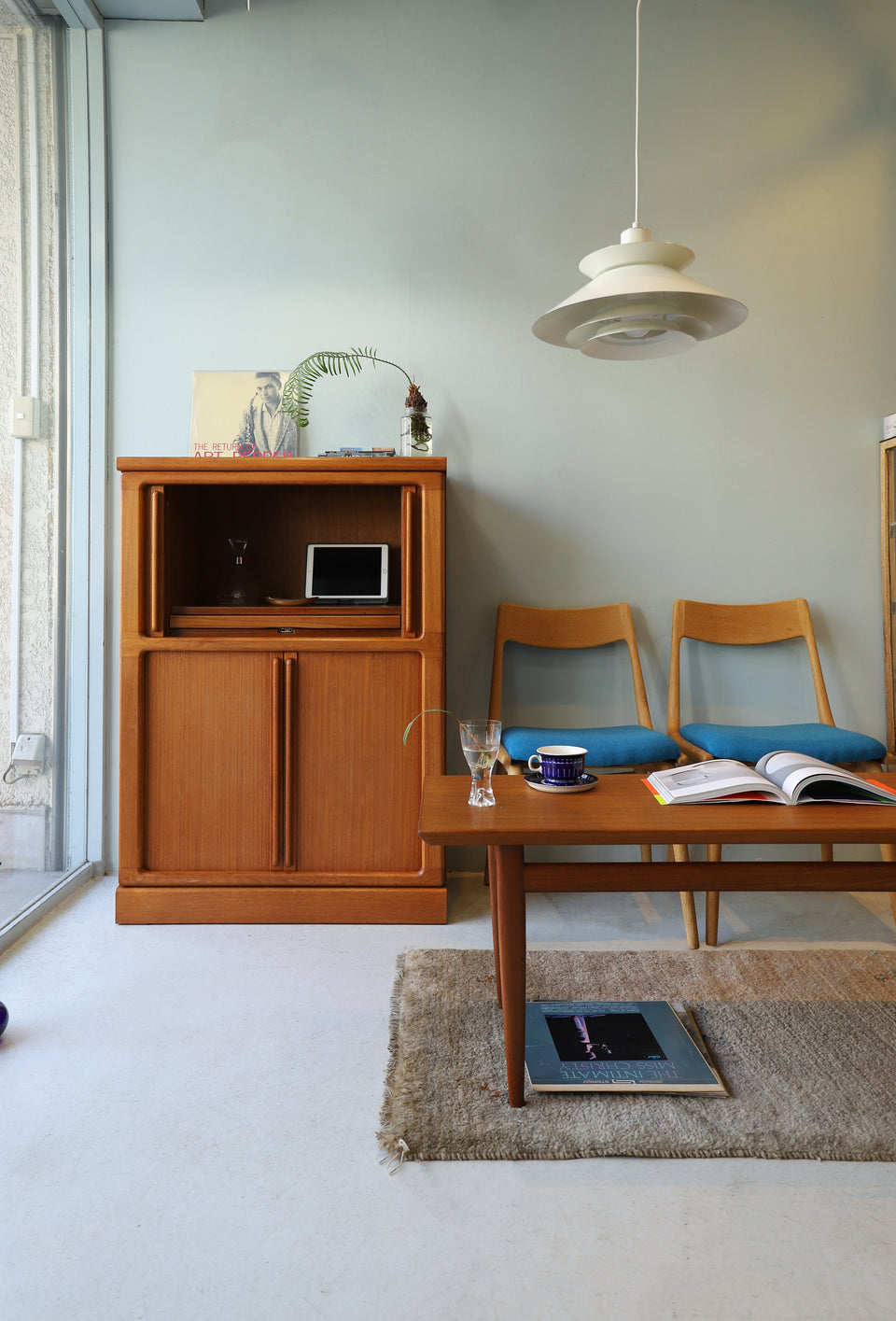 Teakwood Bellows Drink Cabinet Japanese Vintage/ジャパンヴィンテージ ドリンクキャビネット 蛇腹 チーク材