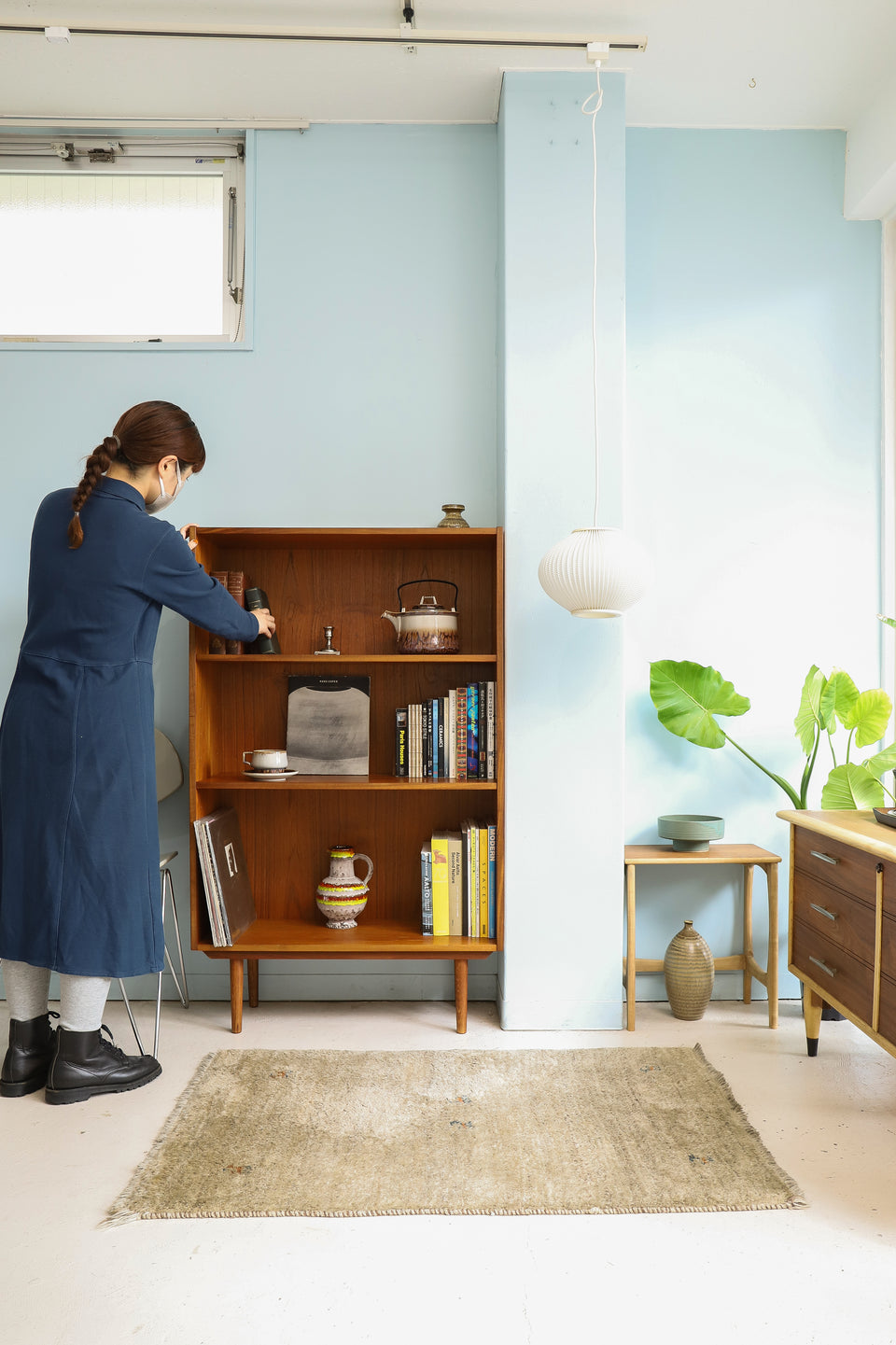 Danish Vintage Bookcase Teakwood/デンマークヴィンテージ ブックケース シェルフ 本棚 チーク材 収納 北欧家具