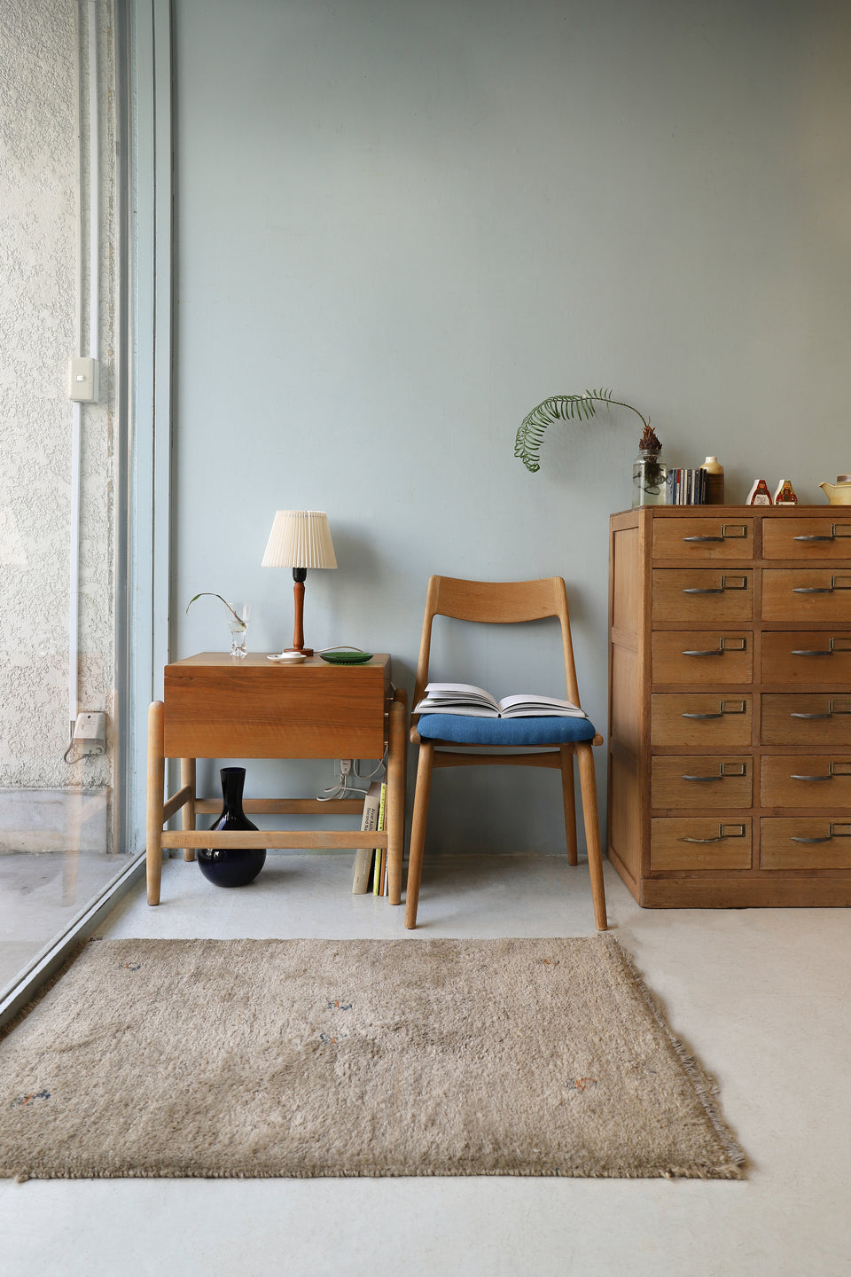 Small Teak Table Lamp Danish Vintage/デンマークヴィンテージ テーブルランプ チーク材 照明 北欧インテリア