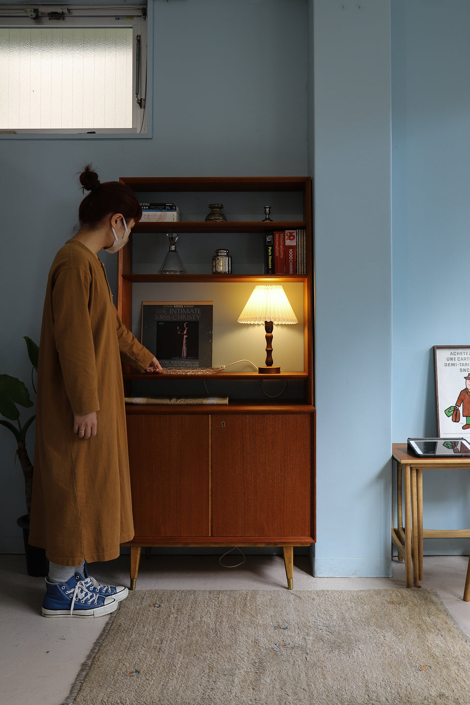 Danish Vintage Rosewood Table Lamp/デンマークヴィンテージ テーブルランプ ローズウッド 間接照明 北欧インテリア