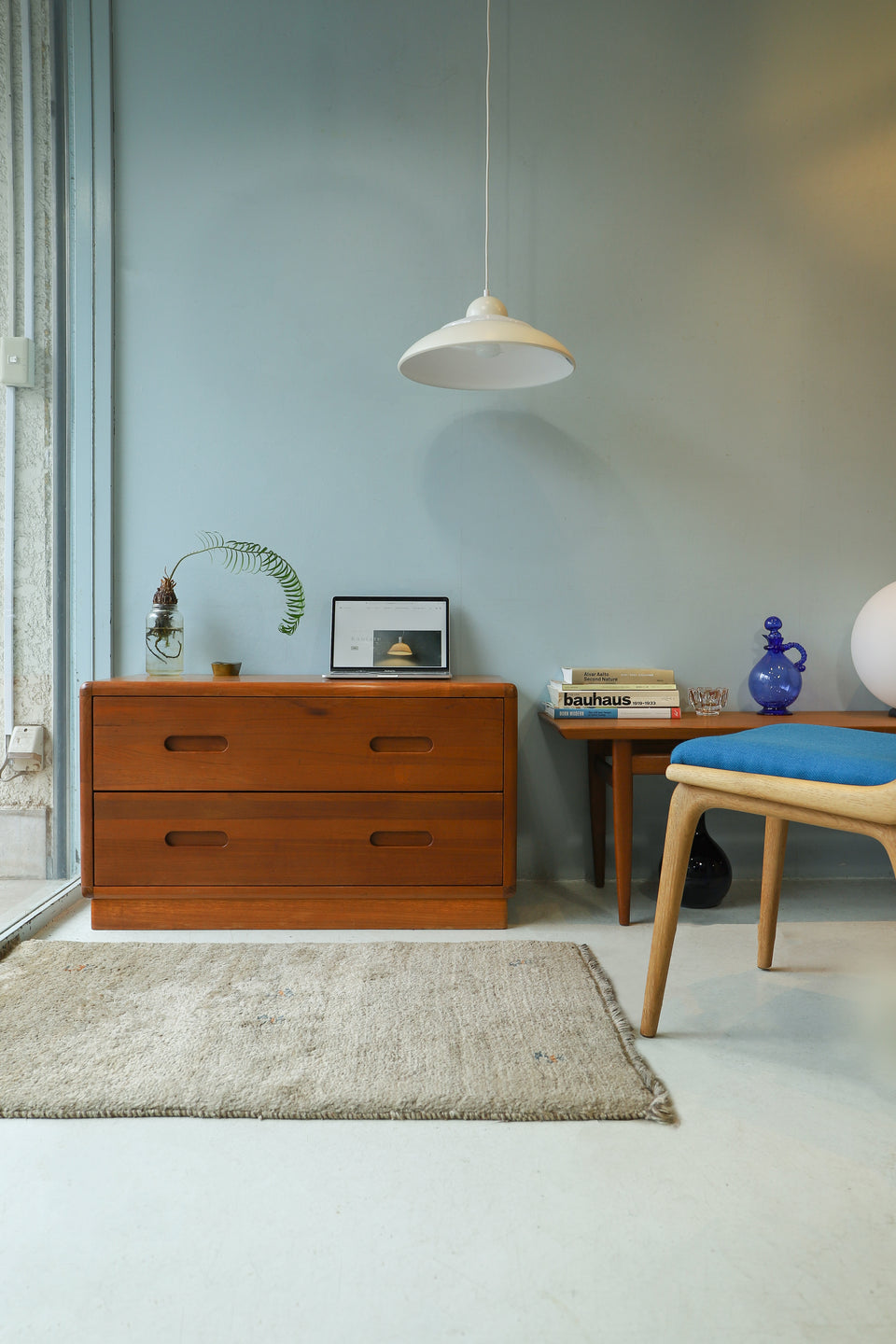 Vintage Teakwood 2drawer Low Chest/ヴィンテージ ローチェスト チーク材 収納家具 北欧デザイン