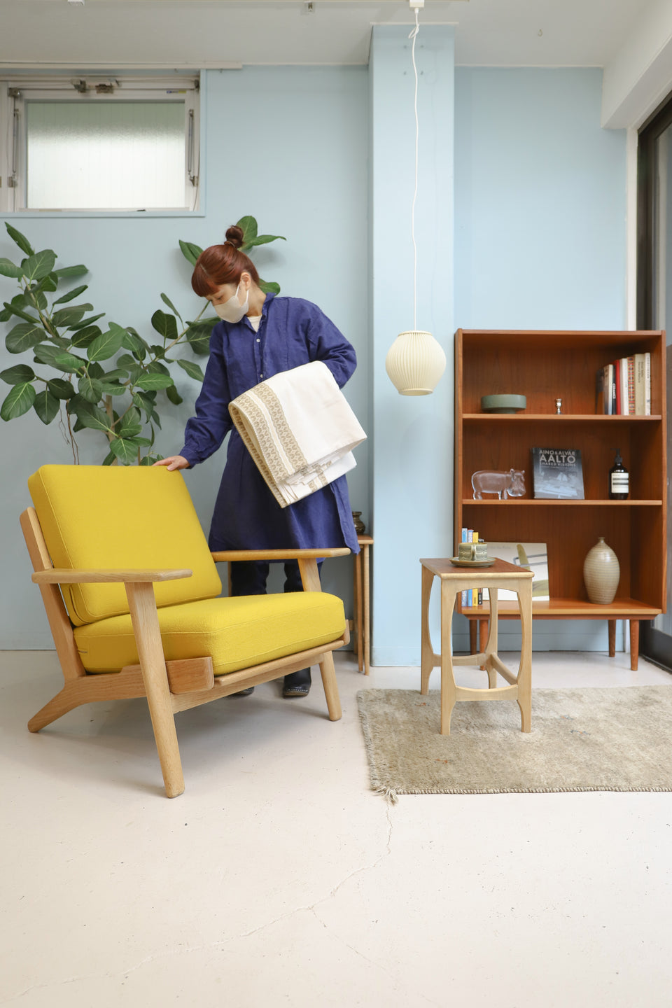 Danish Vintage GETAMA GE290 Easy Chair Hans J.Wegner/ゲタマ イージーチェア 1Pソファ オーク材 ハンス・J・ウェグナー デンマークヴィンテージ