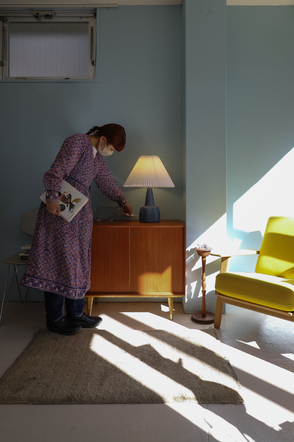 Danish Vintage Søholm Table Lamp Model 1021/デンマークヴィンテージ スーホルム テーブルランプ エイナー・ヨハンセン 間接照明 北欧インテリア