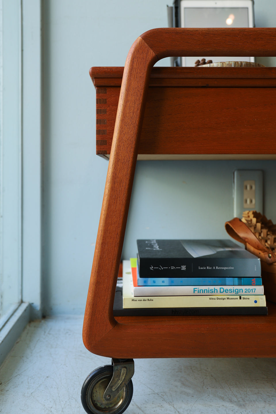Danish Vintage Sika Møbler Sewing Wagon/デンマークヴィンテージ シカモブラー ソーイングワゴン チーク材 北欧家具