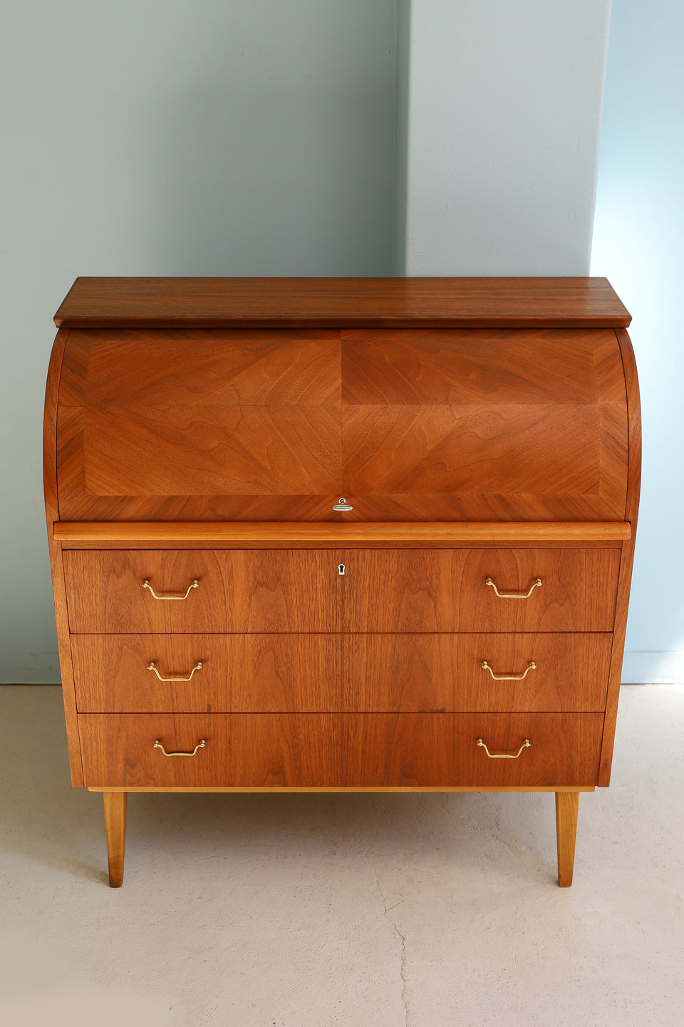 Egon Ostergaard Rolltop Bureau Swedish Vintage/スウェーデンヴィンテージ ロールトップビューロー デスク チェスト 北欧家具