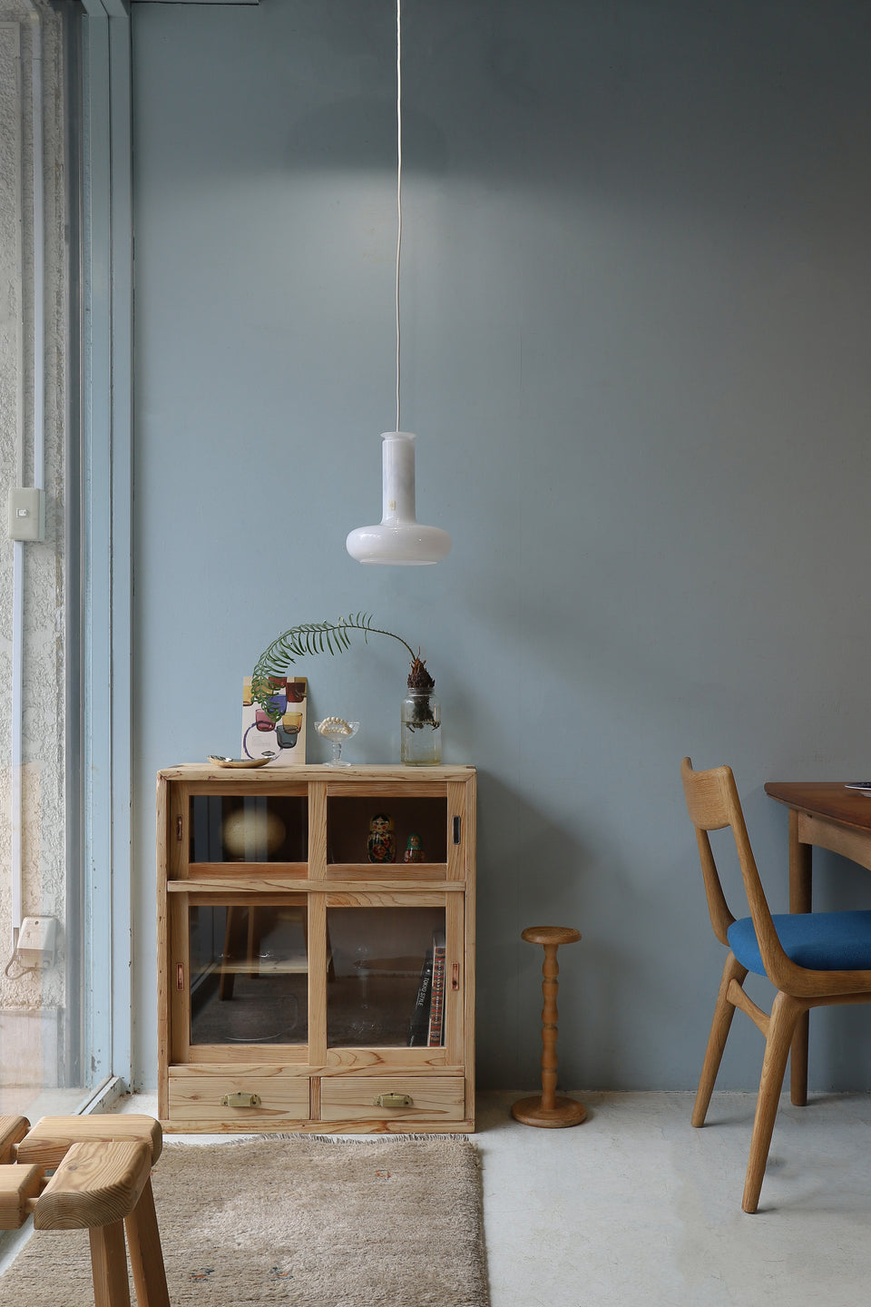 Holmegaard Pendant Light Blues Danish Vintage/デンマークヴィンテージ ホルムガード ペンダントライト シセ・ヴェアナー 北欧インテリア