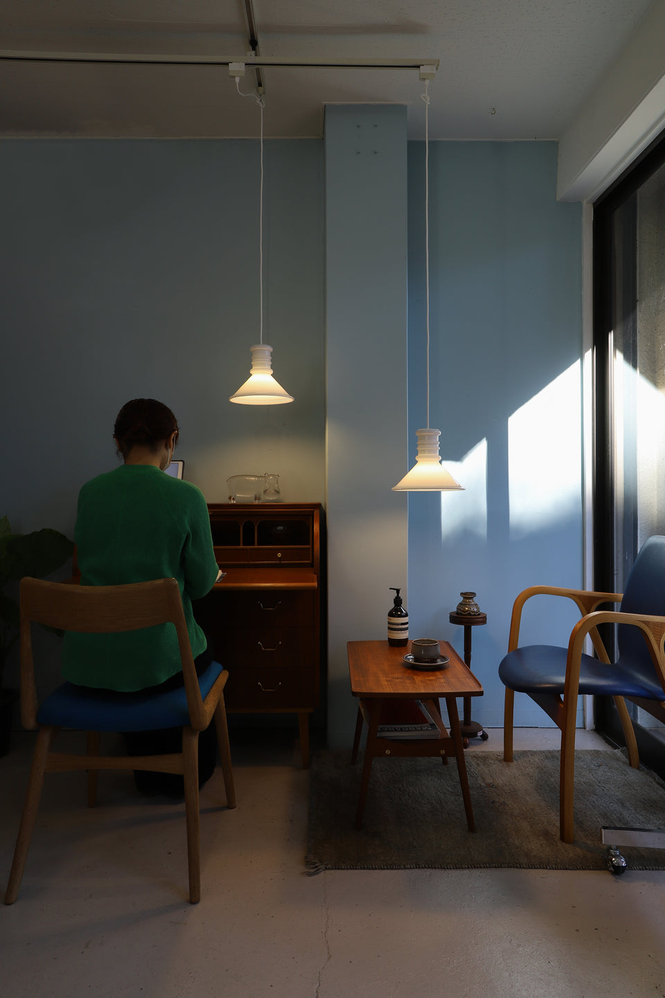 Danish Vintage Holmegaard Pendant Light Apoteker/ホルムガード ペンダントライト シセ・ヴェアナー デンマークヴィンテージ 北欧インテリア