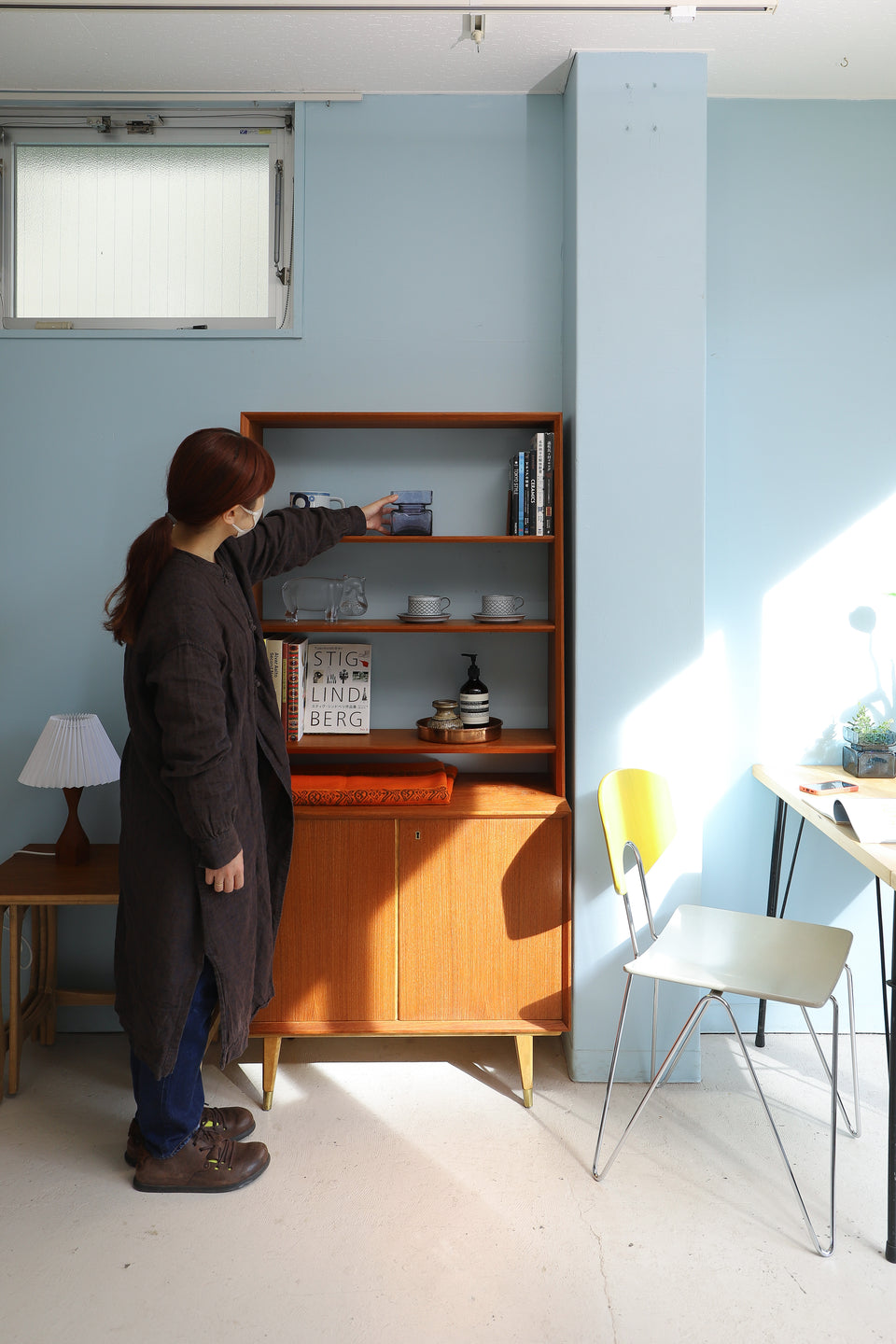 Finnish Vintage Riihimäen Lasi Pala Flower Vase/フィンランドヴィンテージ リーヒマエン・ラシ フラワーベース パラ ガラス 北欧インテリア