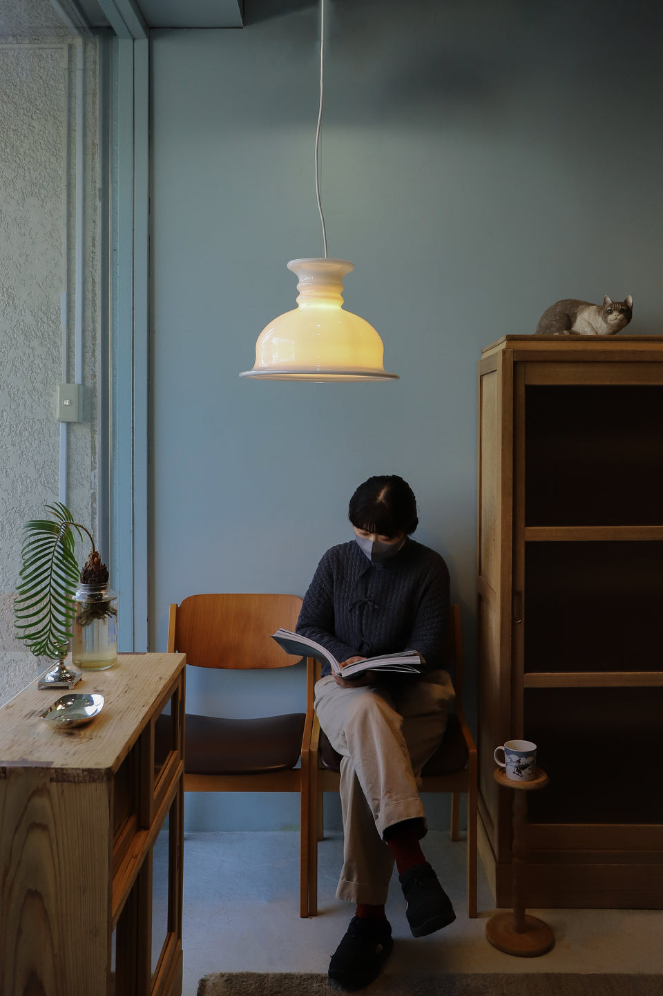 Vintage Holmegaard Pendant Light “Kro” Sidse Werner/ホルムガード ペンダントライト シセ・ヴェアナー デンマークヴィンテージ 照明 北欧インテリア