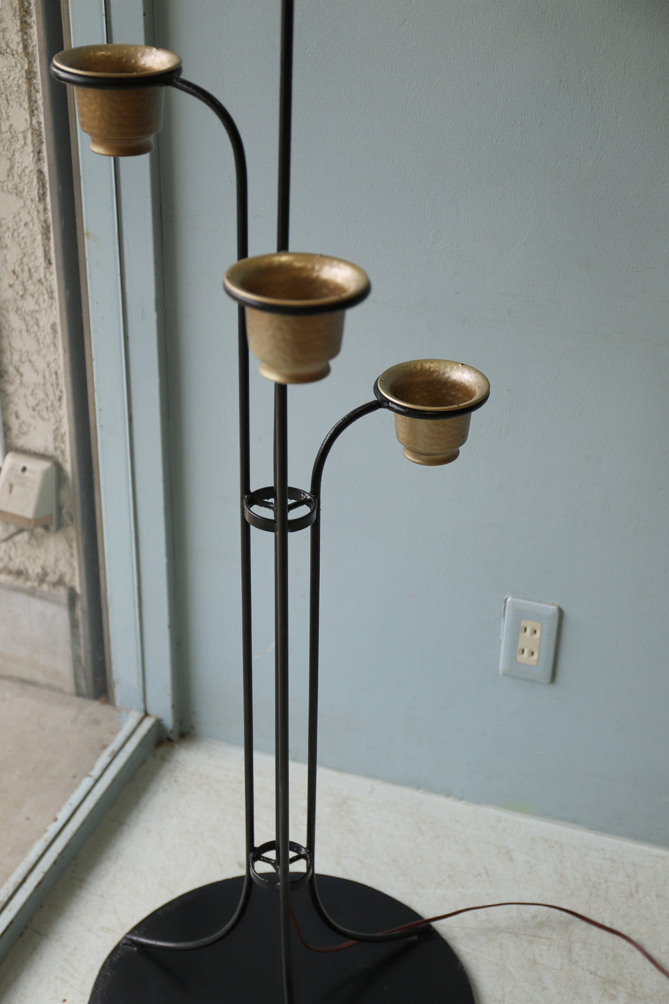US Midcentury Vintage Floor Stand With Planter/アメリカヴィンテージ フロアスタンド ランプ プランター ミッドセンチュリー