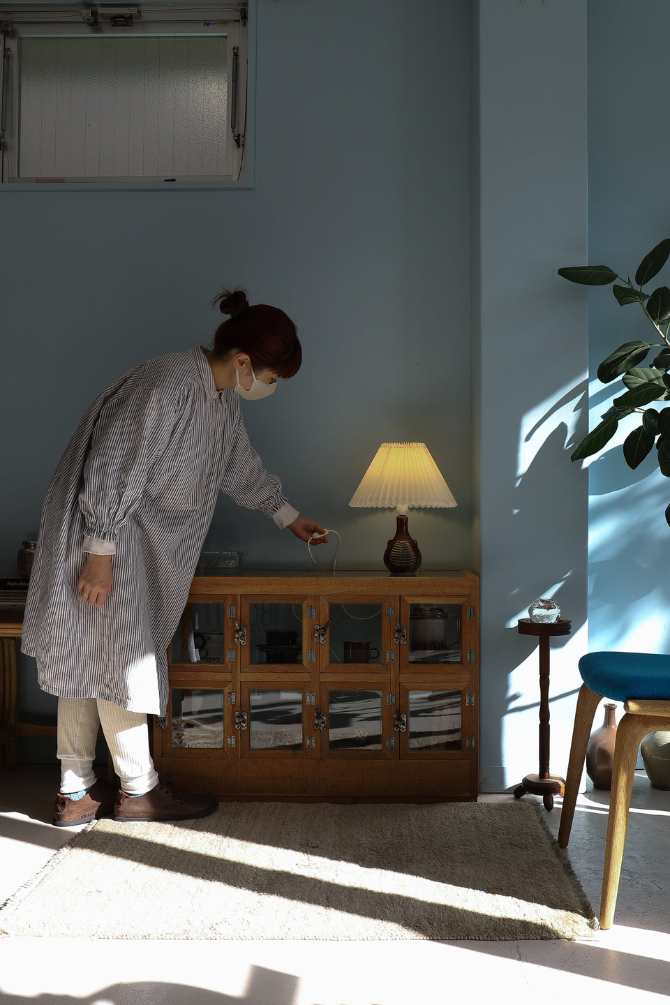 Danish Vintage Søholm Table Lamp Model 1027 Einar Johansen/スーホルム テーブルランプ デンマークヴィンテージ 間接照明 北欧インテリア