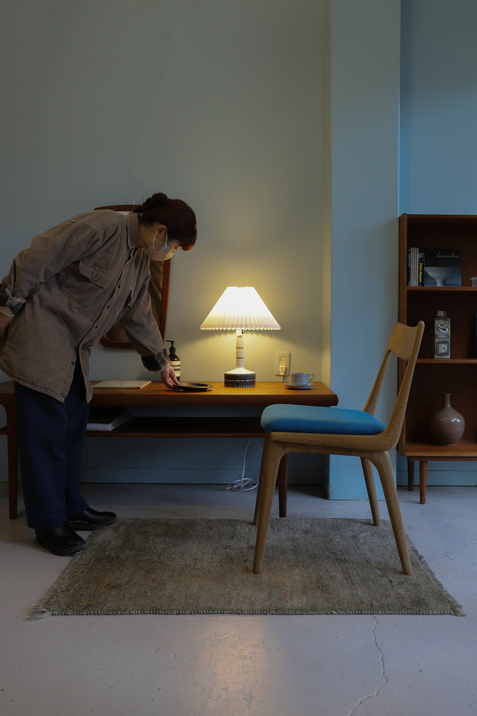 Royal Copenhagen Vintage Baca Table Lamp Ellen Malmer/ロイヤルコペンハーゲン バッカ テーブルランプ エレン・マルマー 間接照明 北欧インテリア