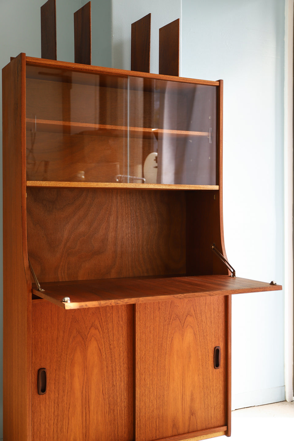 UK Vintage Turnidge of London Drink Cabinet/イギリスヴィンテージ ターニッジ ドリンクキャビネット ビューロー カップボード