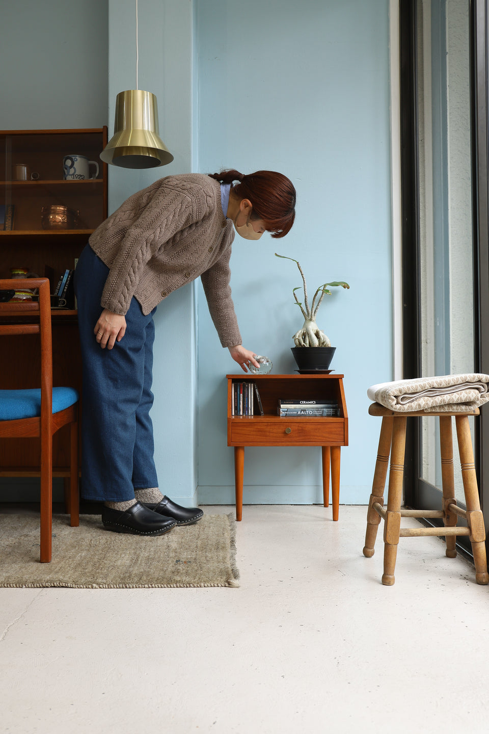 Swedish Vintage Bedside Table Chest/スウェーデンヴィンテージ ベッドサイド テーブル チェスト 北欧家具