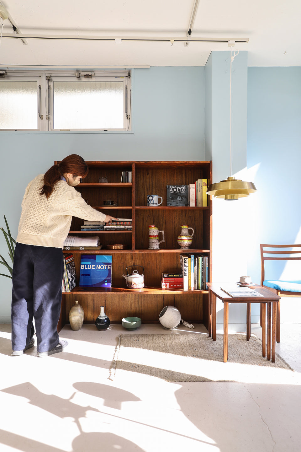 Danish Vintage Hundevad&Co. Rosewood Bookcase Shelf/デンマークヴィンテージ ブックケース シェルフ 本棚 ローズウッド 北欧インテリア