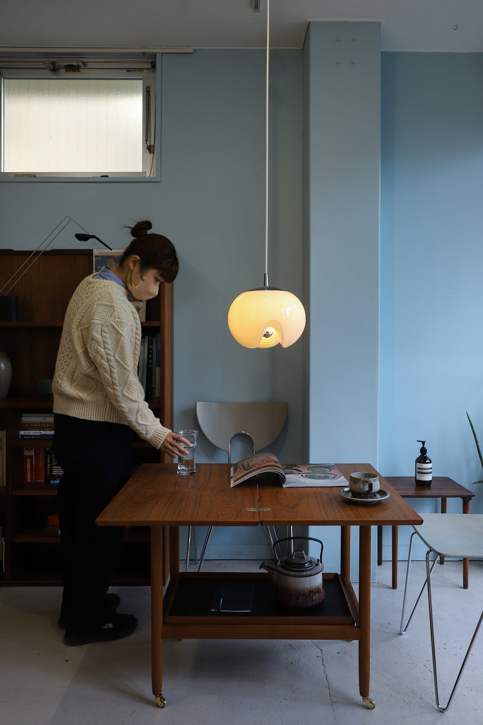 Germany Vintage Peill&Putzler Pendant Light Futura/ドイツヴィンテージ パイル&プッツラー ペンダントライト ガラスシェード