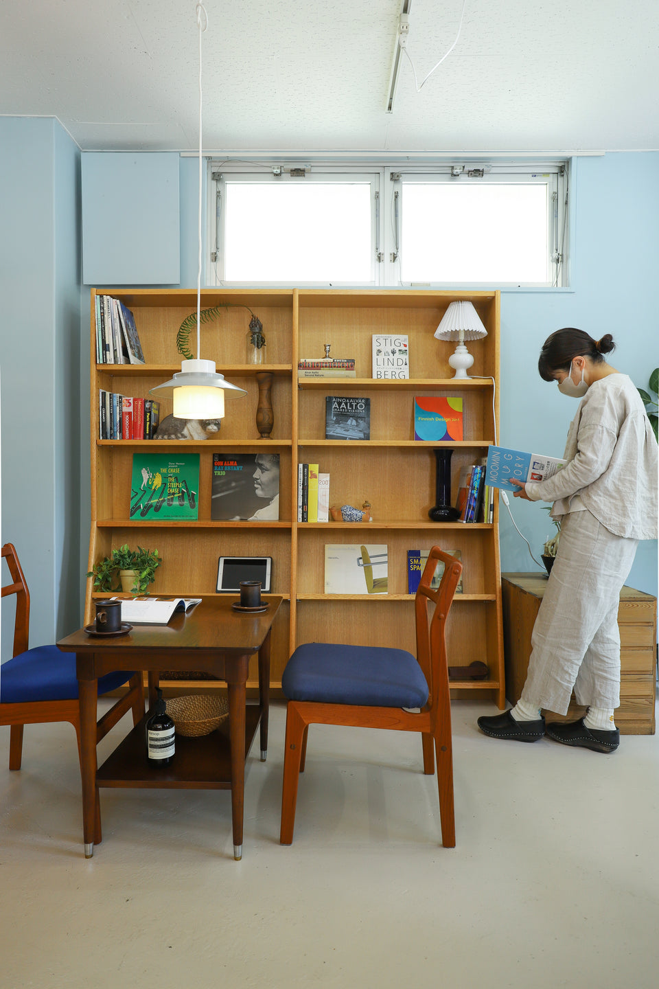 Large Library Bookshelf/ブックシェルフ 本棚 図書館 収納家具