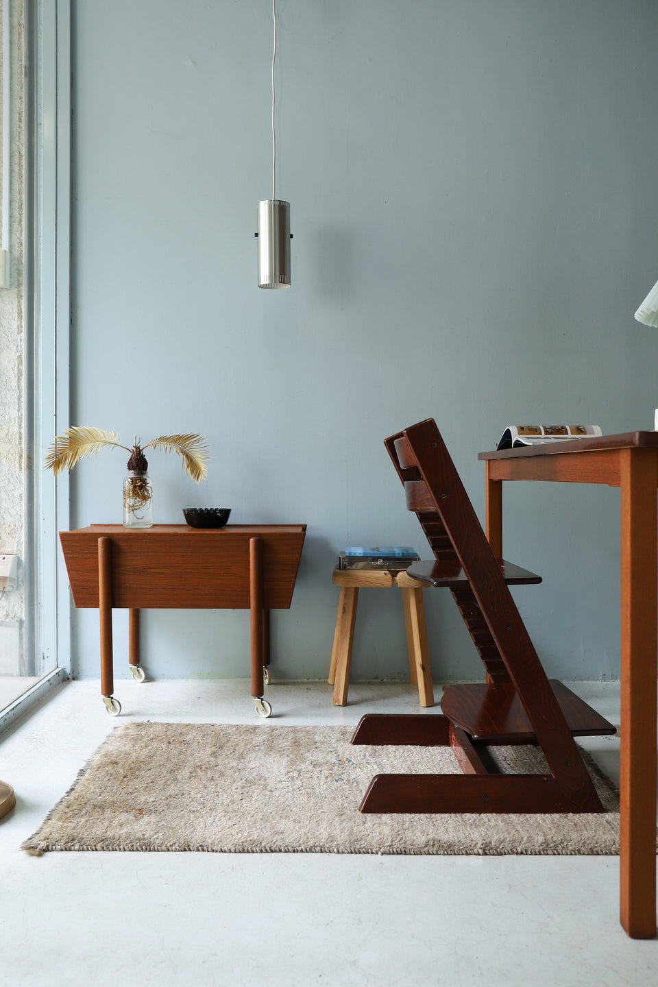 Danish Vintage Sewing Wagon Table/デンマークヴィンテージ ソーイングワゴン テーブル