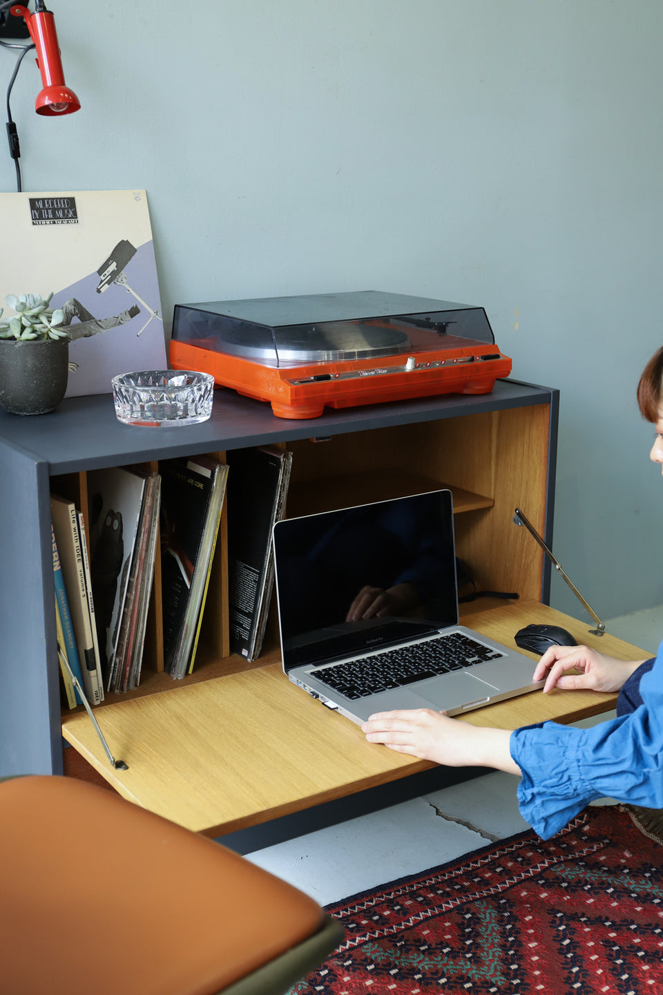 Danish Vintage Feldballes Møbelfabrik Audio Cabinet/デンマーク ヴィンテージ オーディオキャビネット 収納家具 北欧 オーク材