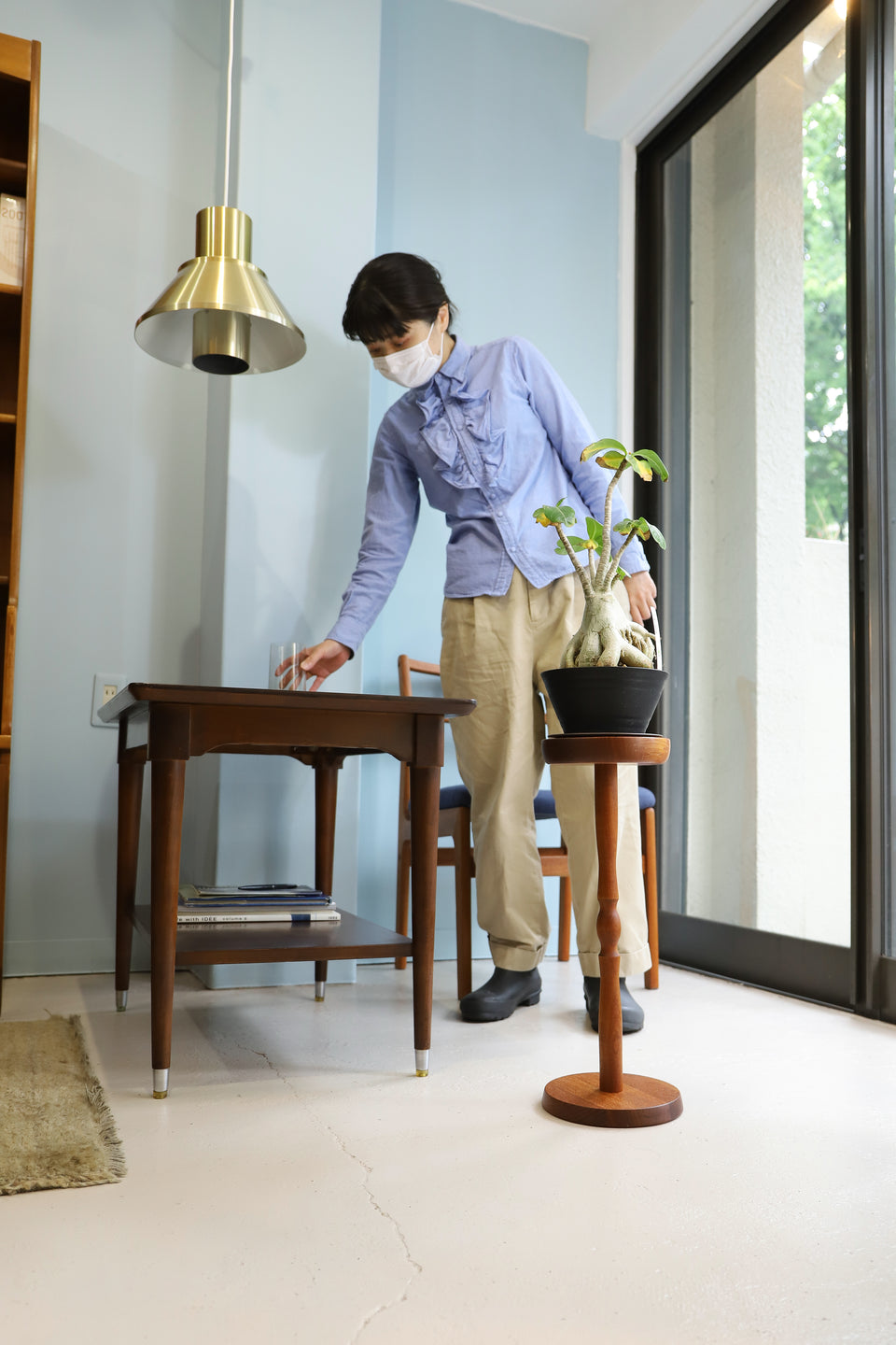 Vintage Teakwood Plant Stand Danish Modern/デンマークヴィンテージ プラントスタンド チーク材 北欧インテリア