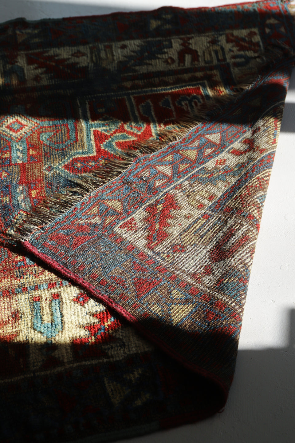 Old Caucasus Rug Persian Carpet/コーカサス オールドラグ ペルシャ絨毯 カーペット